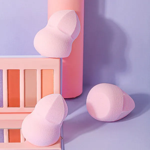 Close-up of the soft texture of the 3-in-1 Precision Makeup Sponge