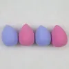 Vegan beauty blender sponges in pink and purple displayed in a PET box